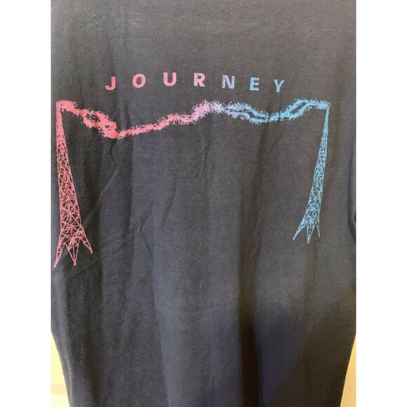 Vintage 1986 Journey Raised on‎ Radio Screen Stars T Shirt Sz M Blue - Picture 4 of 9